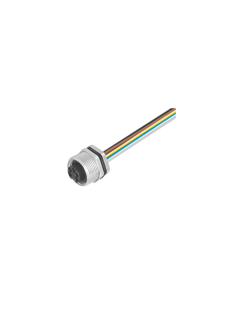 SAIE-7/8B-3-0.2U-H Złącze okrągłe, do wbudowania (z kablem), nr katalogowy 1292390000