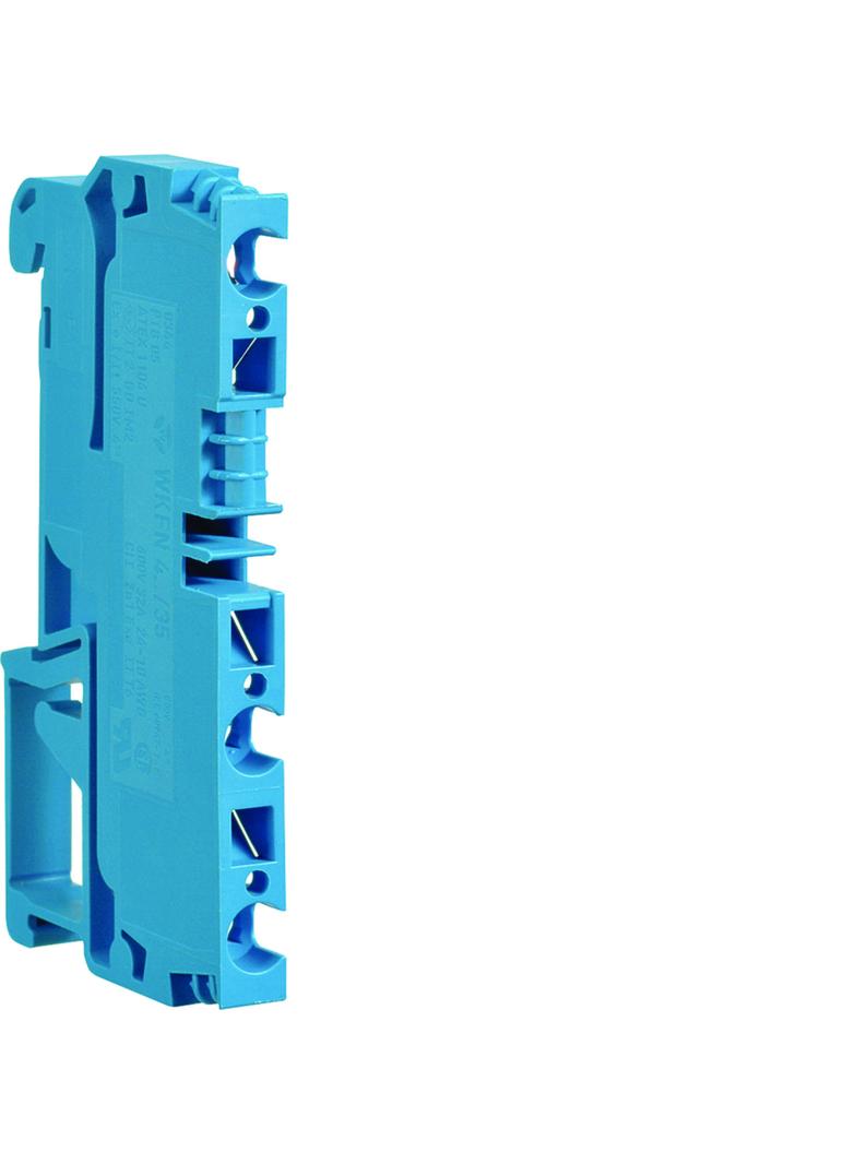 Samozacisk szeregowy neutralny 4mm2 3-krotny KYA04NH3 HAGER