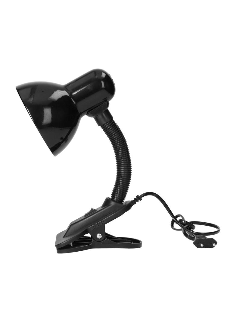 LATSA, lampa biurkowa z klipsem, 40W, E27, stal + tworzywo, czarna DL-3/B ORNO