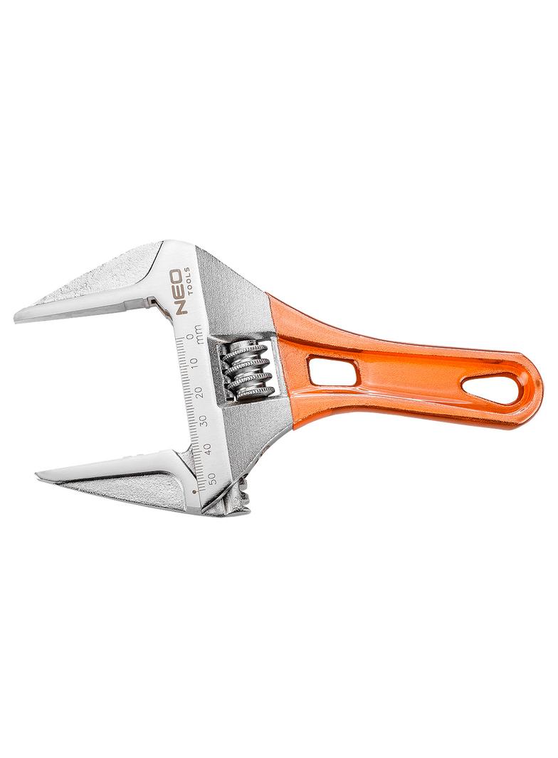 Klucz nastawny krótki 185 mm, zakres 0-53 mm