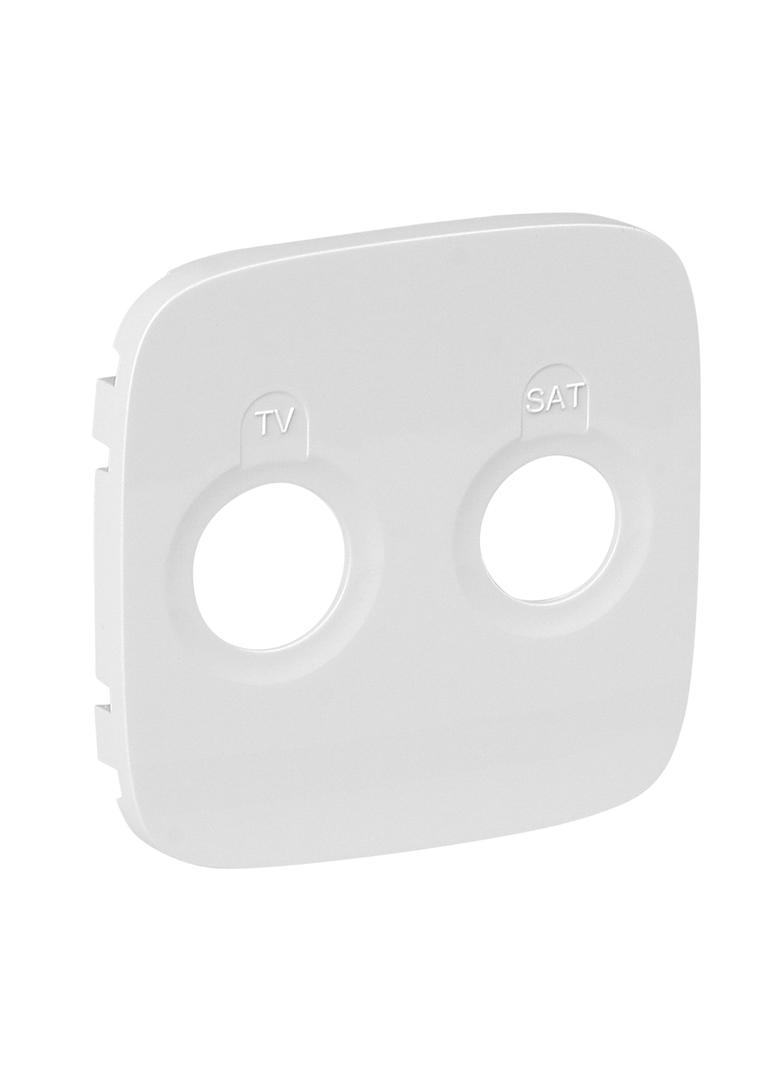 VALENA ALLURE - PLAKIETKA BIAŁA GNIAZDA TV-SAT KOŃCOWEGO LUB PRZELOTOWEGO LUB ZAKOŃCZENIOWEGO, Legra