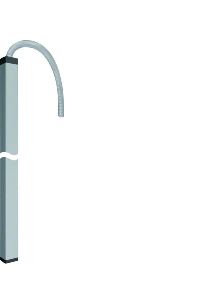 tehalit.DA200 Kolumna jednostronna DA200-80 z elastycznym przyłączem H=2m aluminium DAF802000ELN HAG