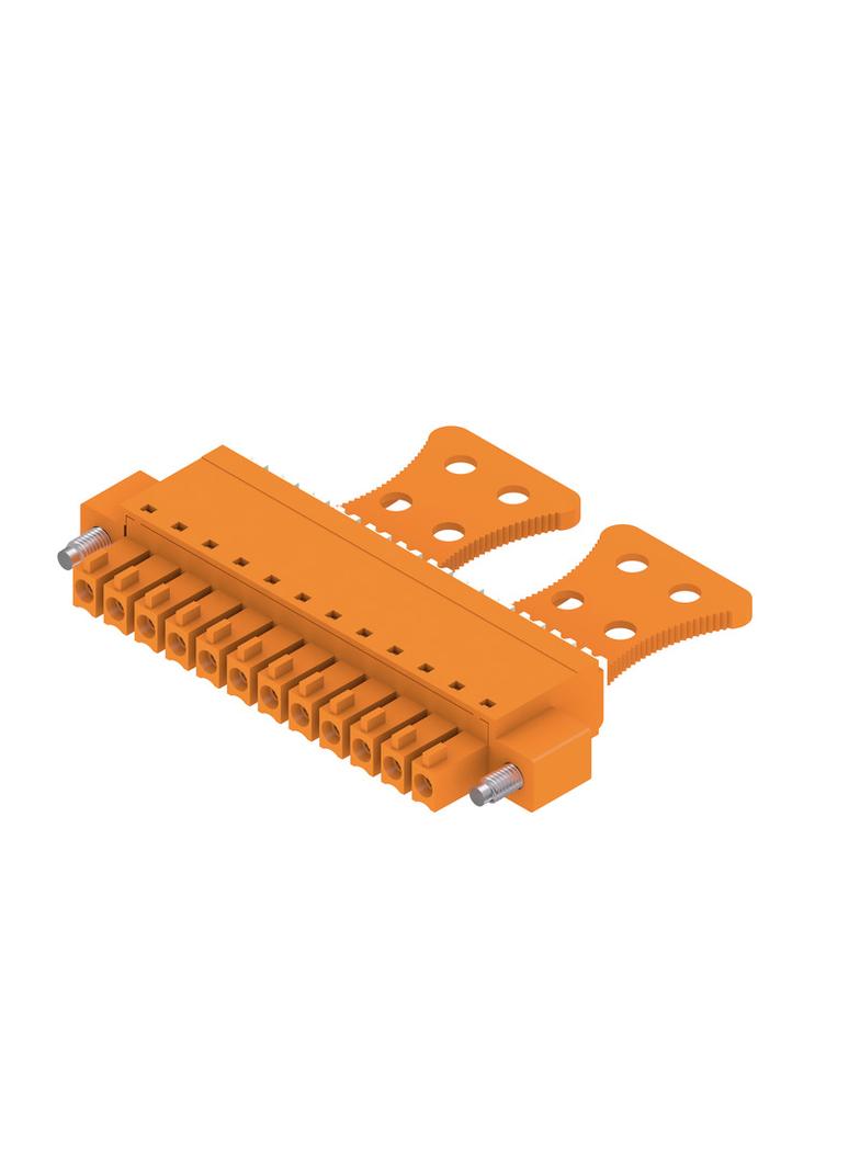 BCF 3.81/12/180FZE SN OR BX Wtyk PCB (złącze wiązki), listwa z gniazdami, 3.81 mm, Liczba biegunów: 12, PUSH IN, złącze sprężynowe /50szt./ 1236040000 WEIDMÜLLER