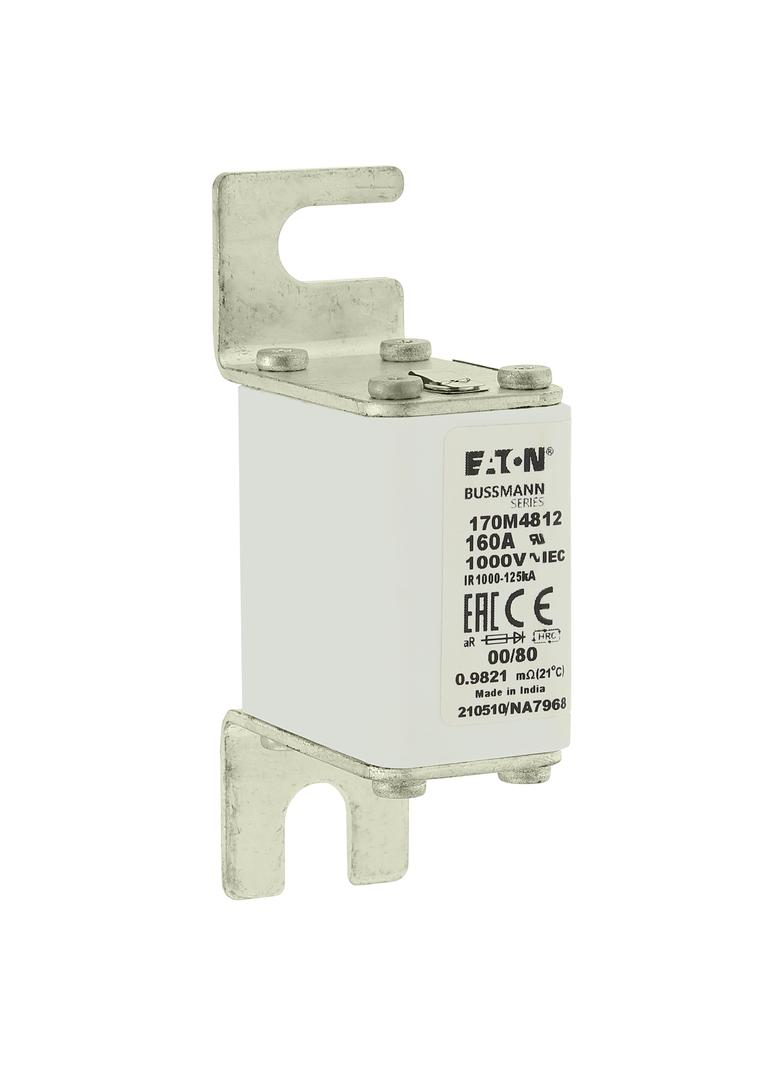 160A 1000V 00/80 aR INDICATOR FUSE Wkładka szybka 160A AC 1000V rozmiar 00 30x47x98 mm aR D 170M4812