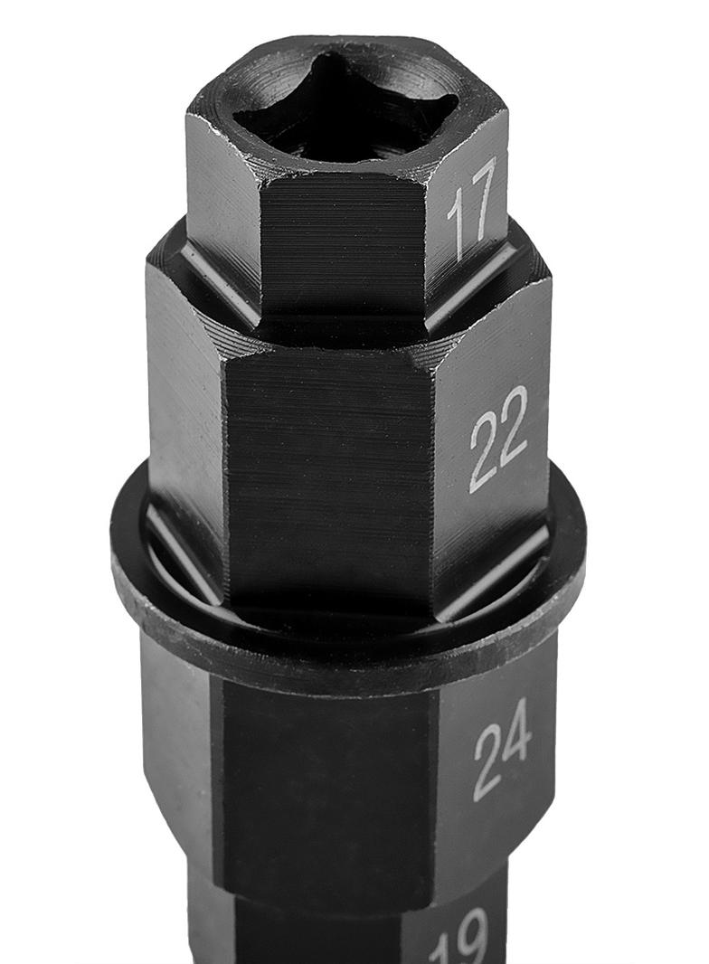 Zestaw narzędzi do motocykla - 25 szt. - miękkie etui