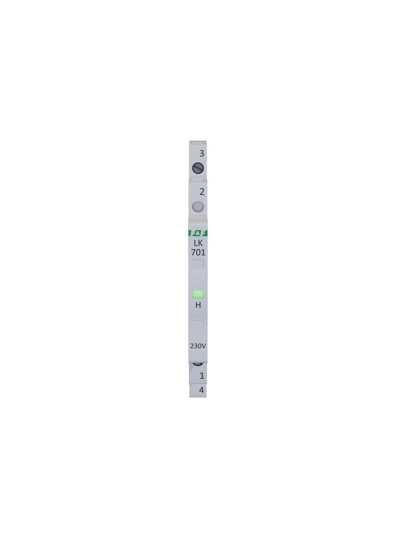 Lampka kontrolna zasilania 1/3S 1xLED zielona LK-701G F&F