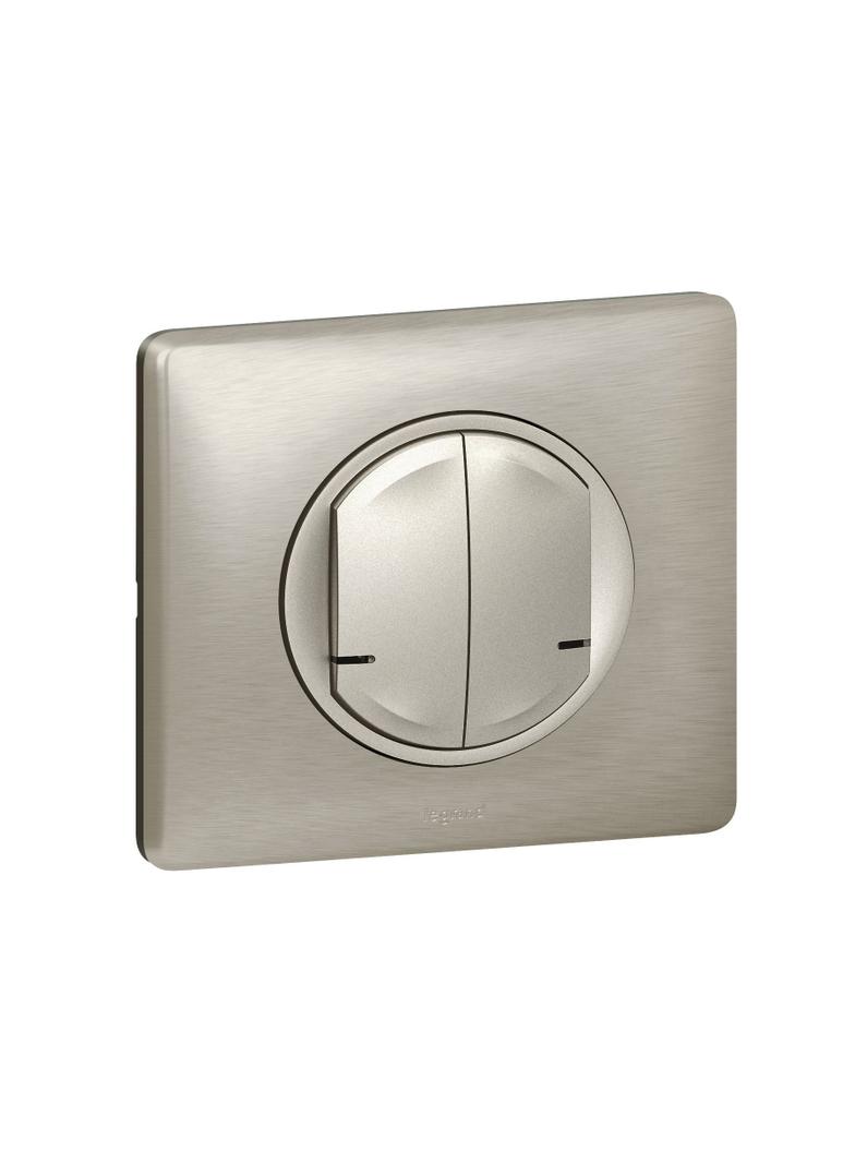 CELIANE WITH NETATMO - ŁĄCZNIK BEZPRZEWODOWY OŚWIETLENIA I GNIAZD ŚWIECZNIKOWY TYTANOWY, Legrand