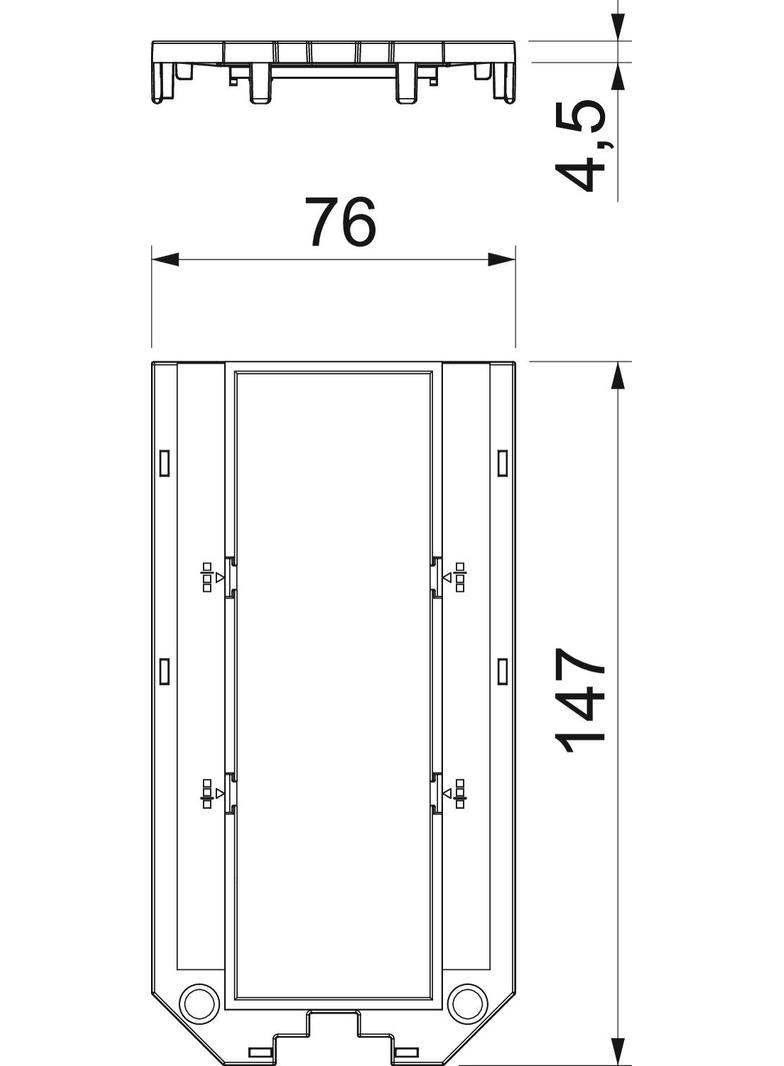 UT4 P3, Ramka montażowa