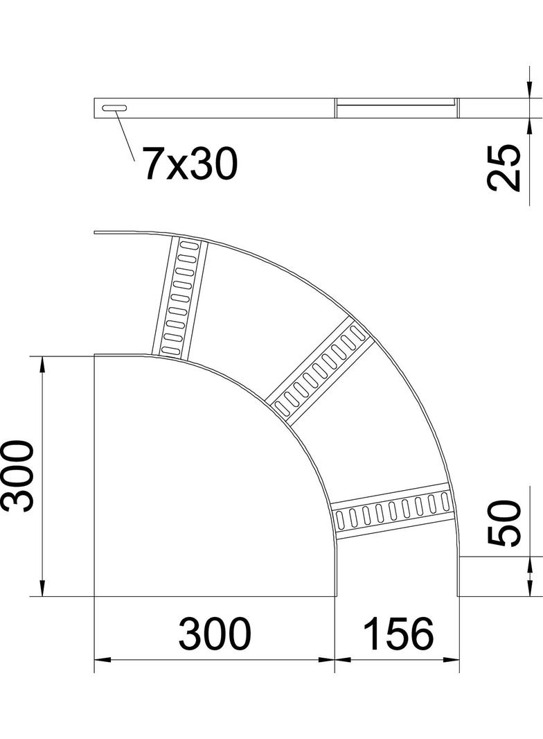 SLB 90 42 150 A2 Łuk 90°