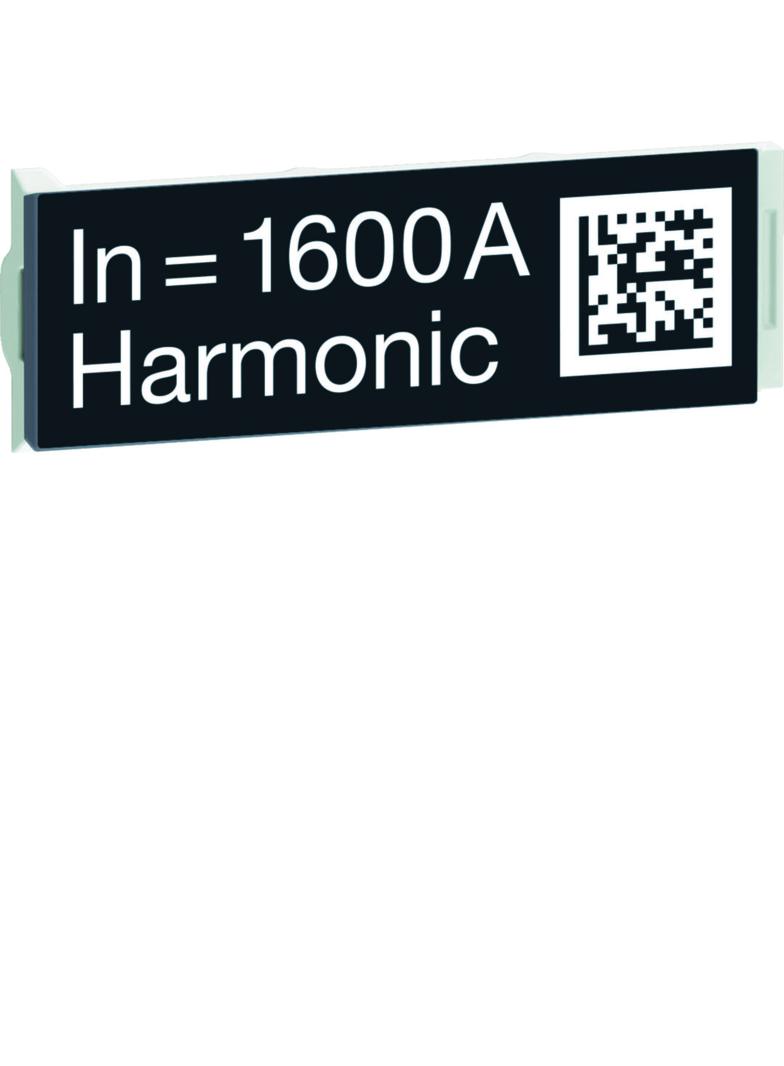 ACB HW2/4 Wtyczka z oznaczeniem znamionowym wyłącznika 1600A Harmonic HWW689H HAGER