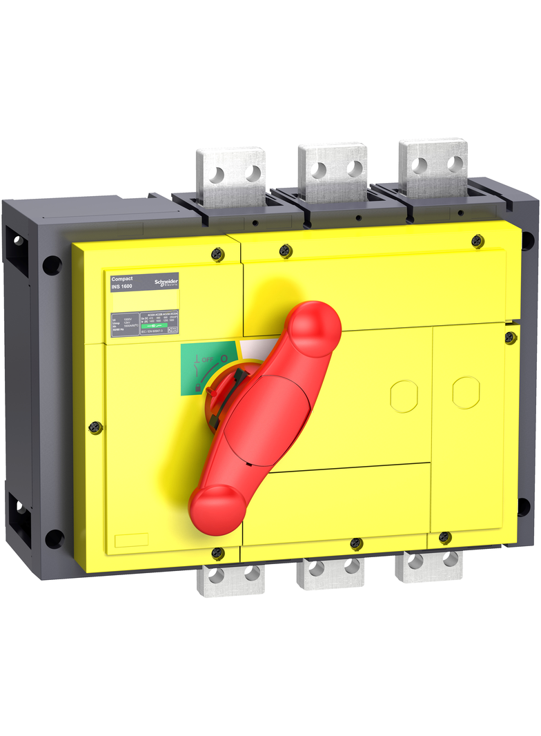 Compact INS INV, rozłącznik INS800 żółto-czerwony 630A 3P