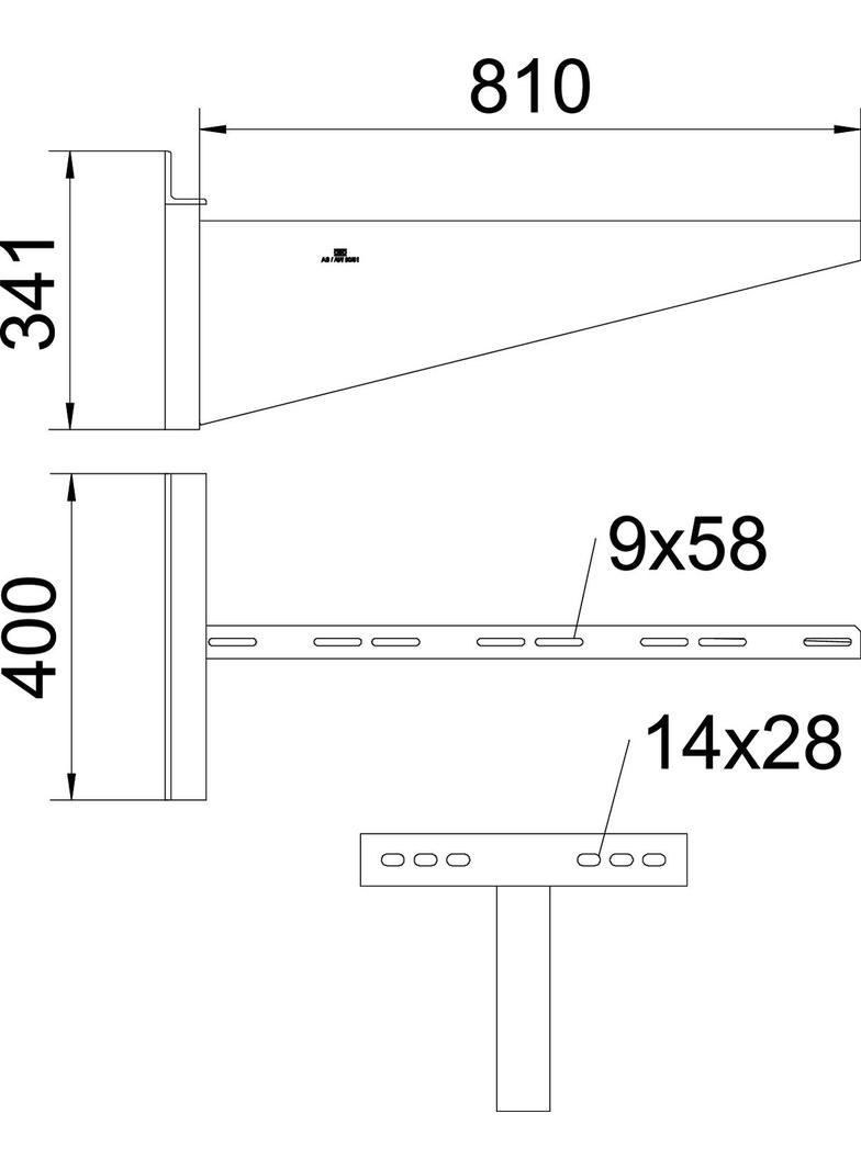 AWSS/81, WSPORNIK ŚCIEN.WYK.CIĘŻ.810 FT