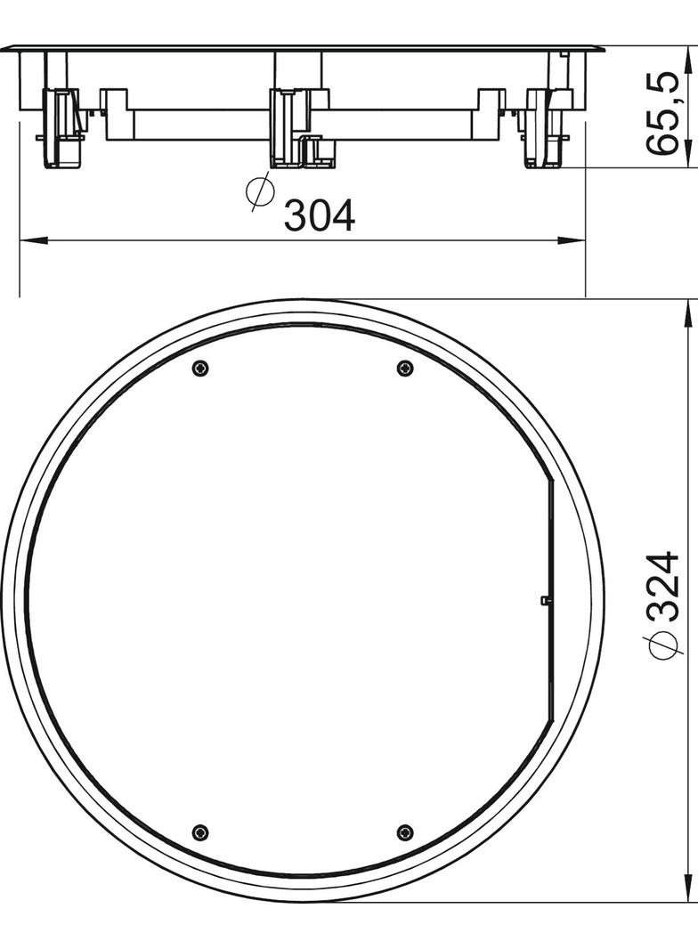 ZESR9-2 U12T7011, Kaseta rewizyjna uniwersalna