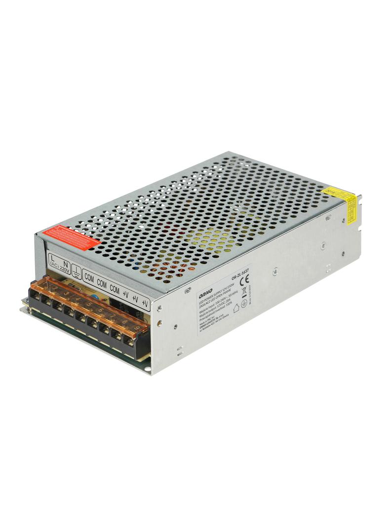Zasilacz open frame 12 VDC 250W IP20 przeciążalność chwilowa 150% OR-ZL-1637 ORNO