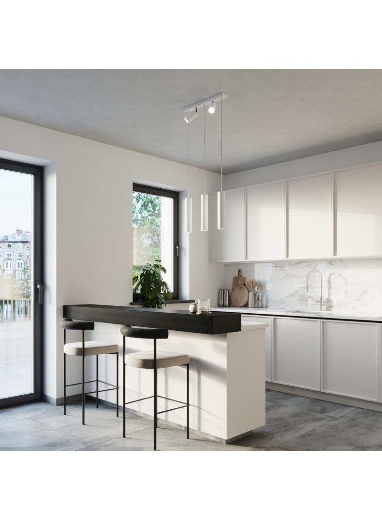 Sollux Lampa wisząca RING 3 biały SL.1098