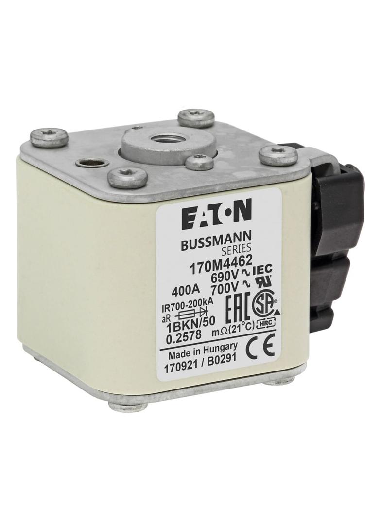 FUSE 400A 690V 1BKN/50 AR UC Wkładka szybka 400A AC 690V rozmiar 1 53x69x51 mm aR IEC UL, 170M4462 E