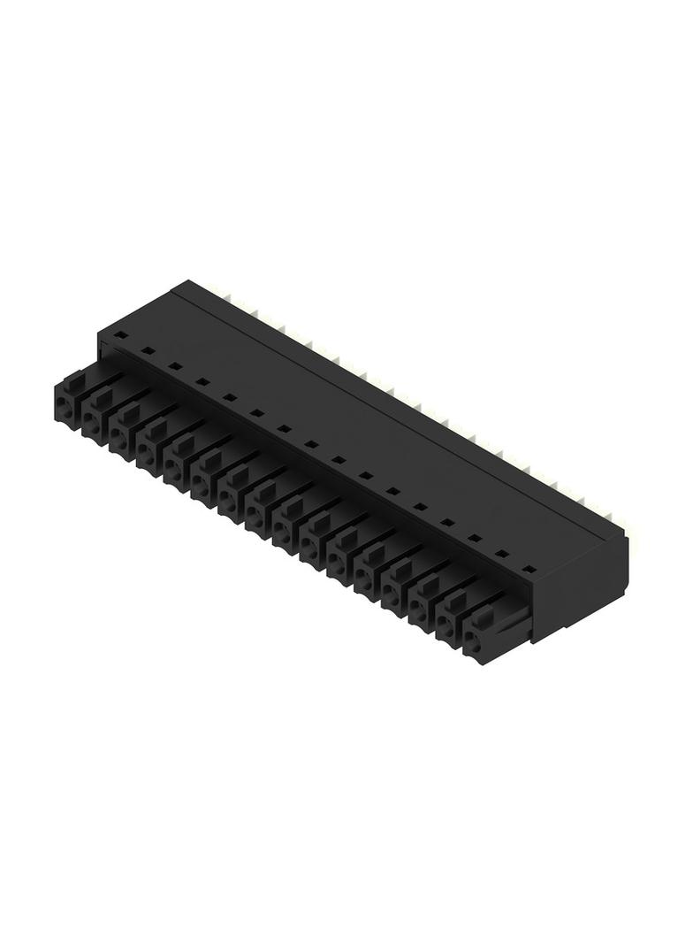 BCF 3.81/16/180 SN BK BX Wtyk PCB (złącze wiązki), listwa z gniazdami, 3.81 mm, Liczba biegunów: 16, PUSH IN, Złącze sprężynowe /50szt./ 1970230000 WEIDMÜLLER
