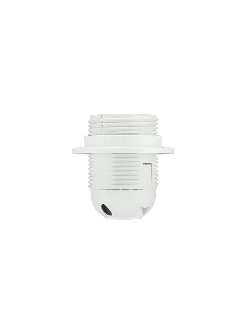 Oprawka termoplast. biała E-27 - 1 kołnierz