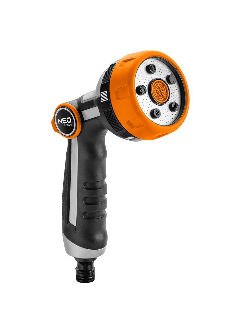 Zraszacz wielofunkcyjny, 5 funkcji, z płynną regulacj, metalowa tarcza