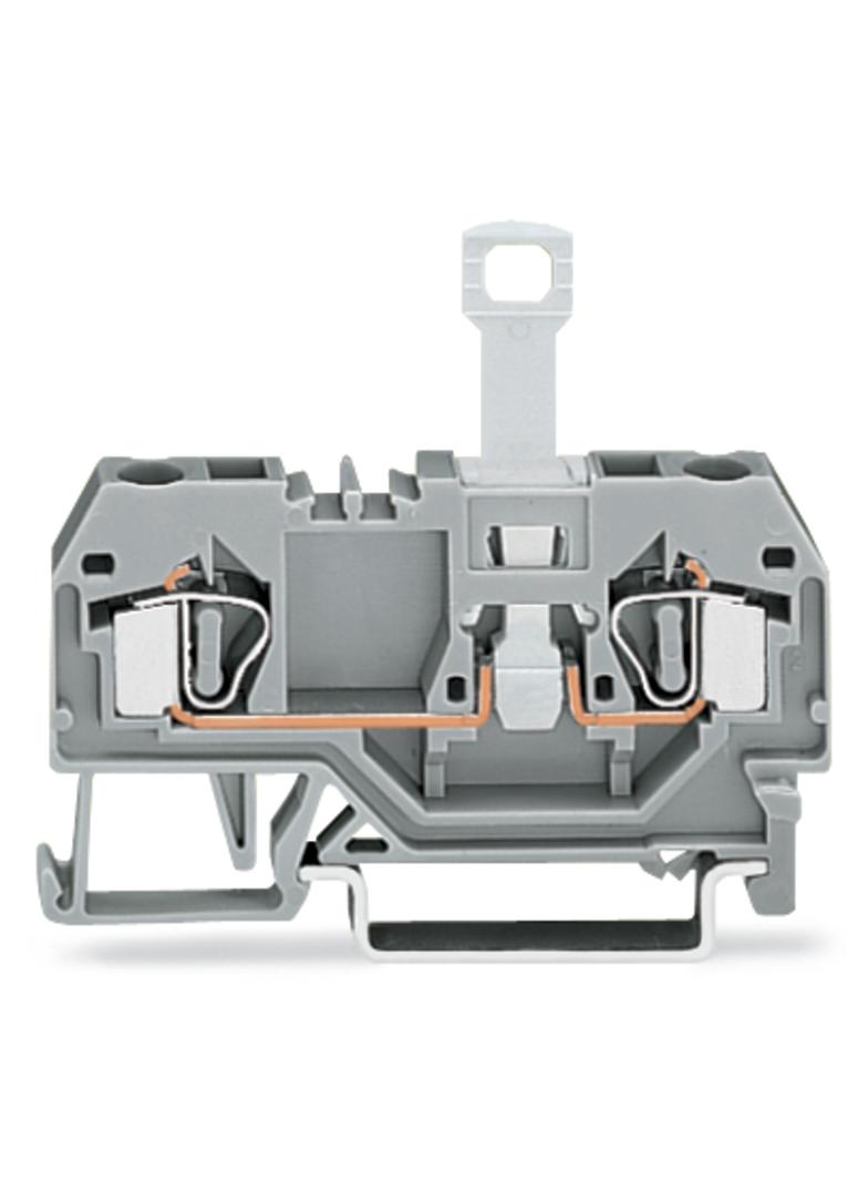 złączka rozłączalna 2-przewodowa 4 mm2 szara