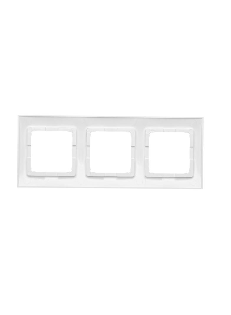 Simon 54 Premium Ramka 3-krotna PREMIUM IP20 / IP44 biały DR3/11 KONTAKT