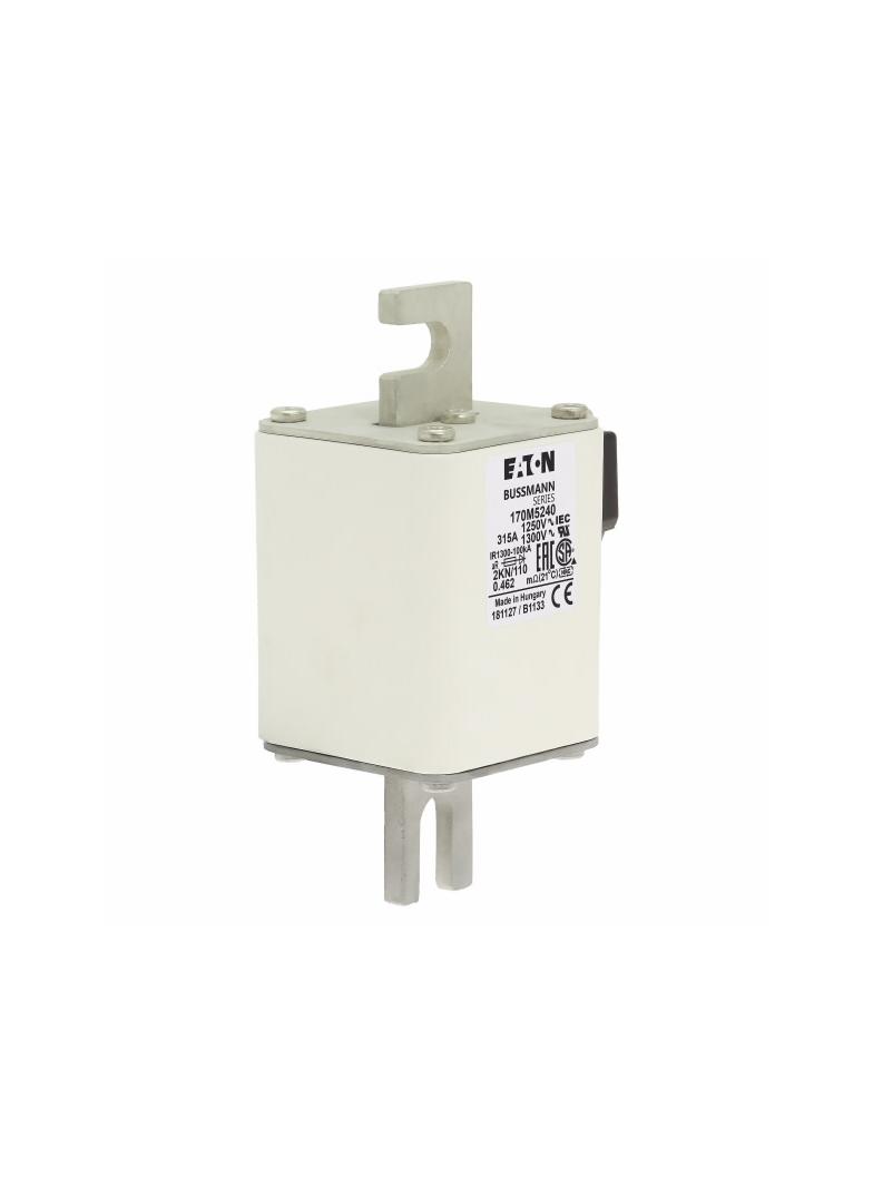 FUSE 315A 1250V 2KN/110 AR CU Wkładka szybka 315A AC 1250V rozmiar 2 61x77x138 mm aR DIN I 170M5240