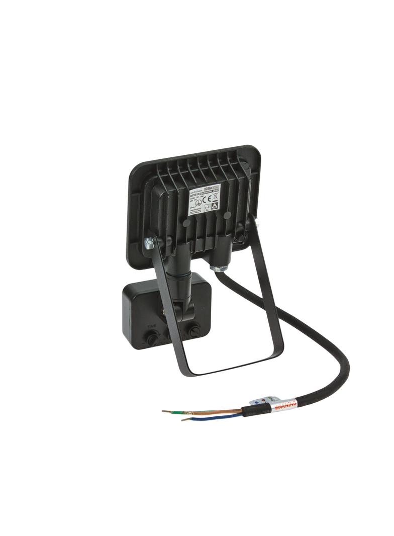 NOCTIS LUX 2 SMD 230V 10W IP44 CW black with sensor