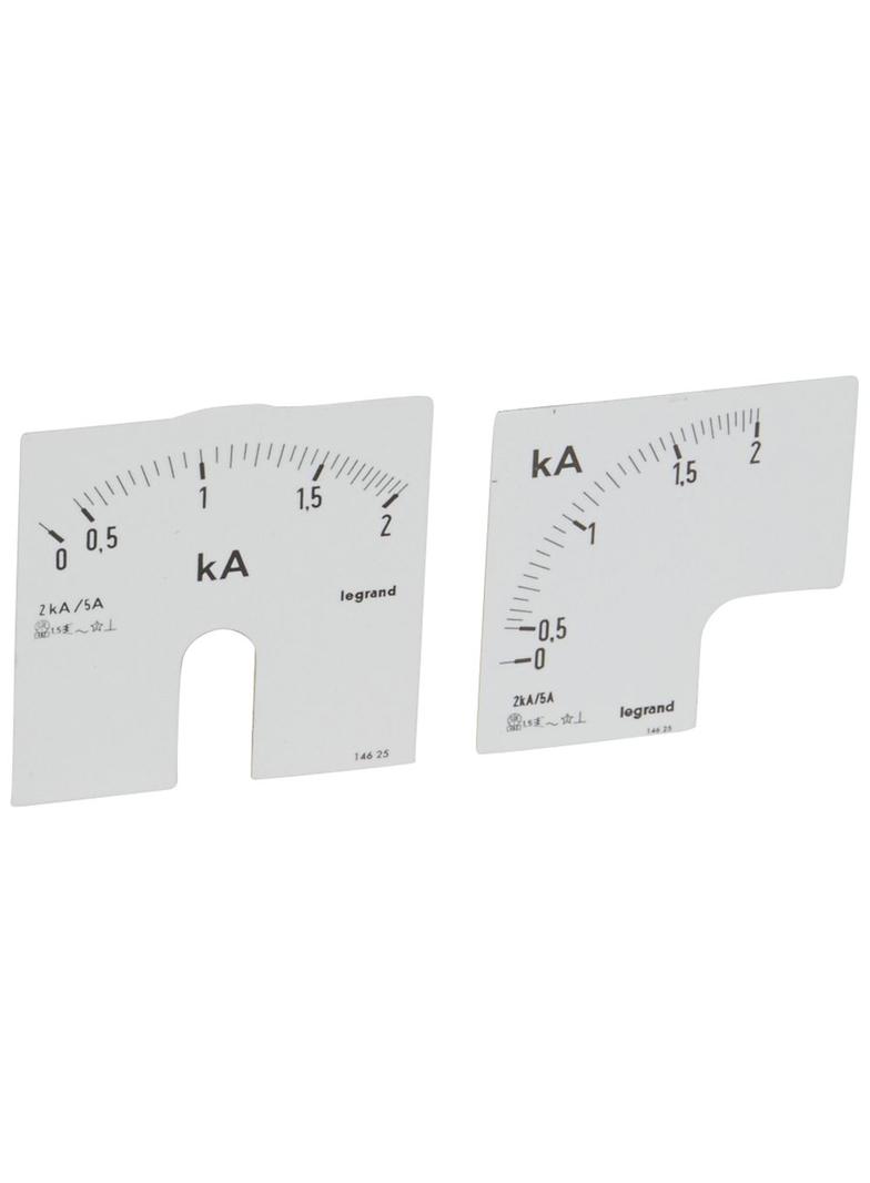 SKALA DO AMPEROMIERZA NA DRZWI 0-2000 A, Legrand