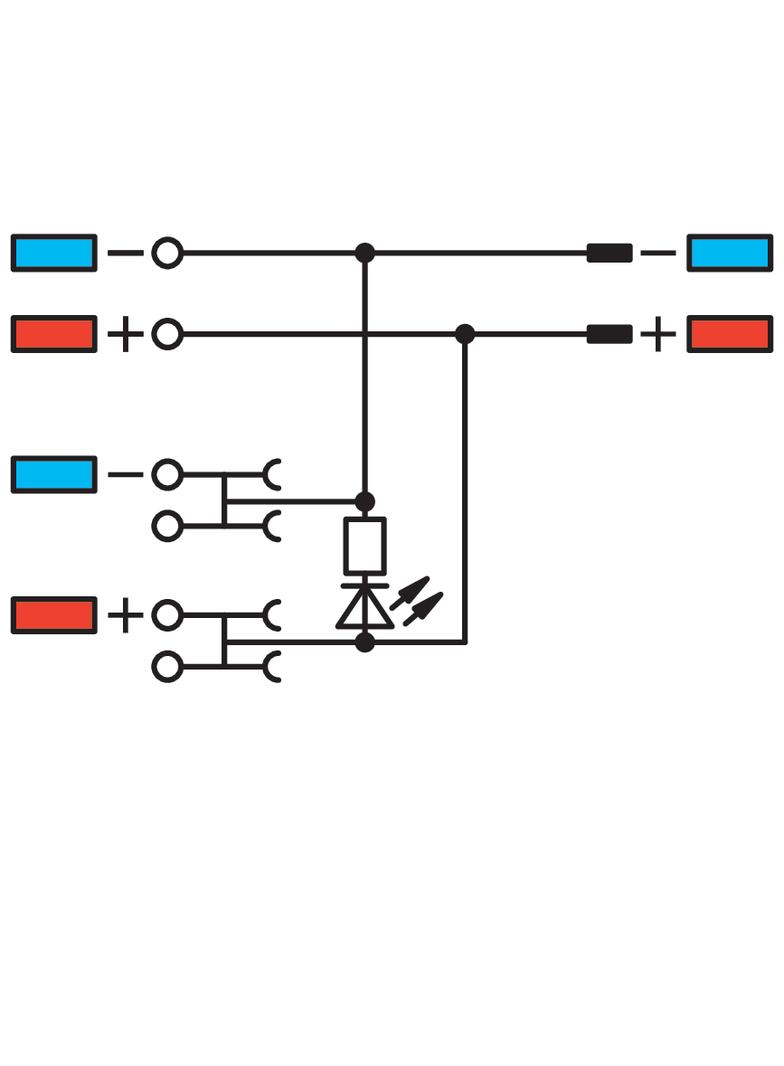 3-przewodowa złączka zasil. do czujników