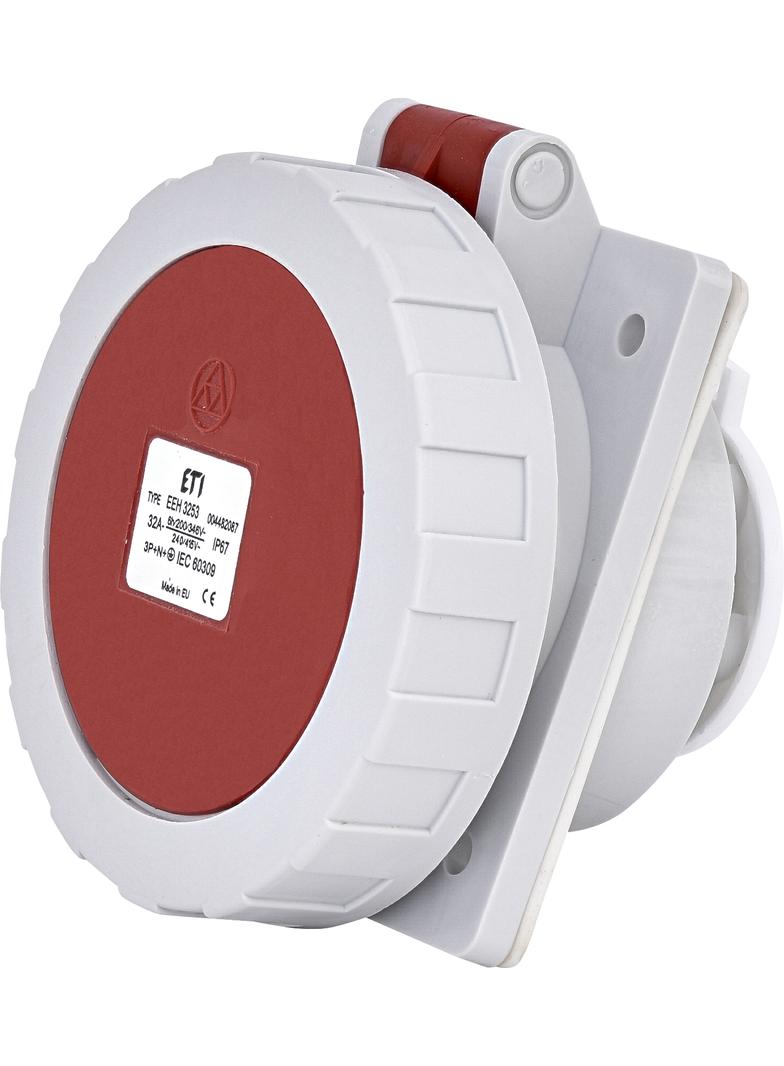 32A 400V 3P+N+PE Gniazdo tablicowe IP67 EEH 3253 004482087 ETI