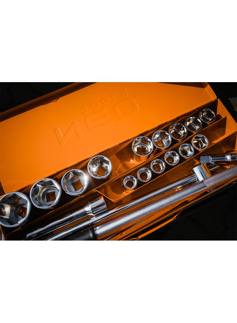 Klucze nasadowe 3/4", zestaw 21 szt.