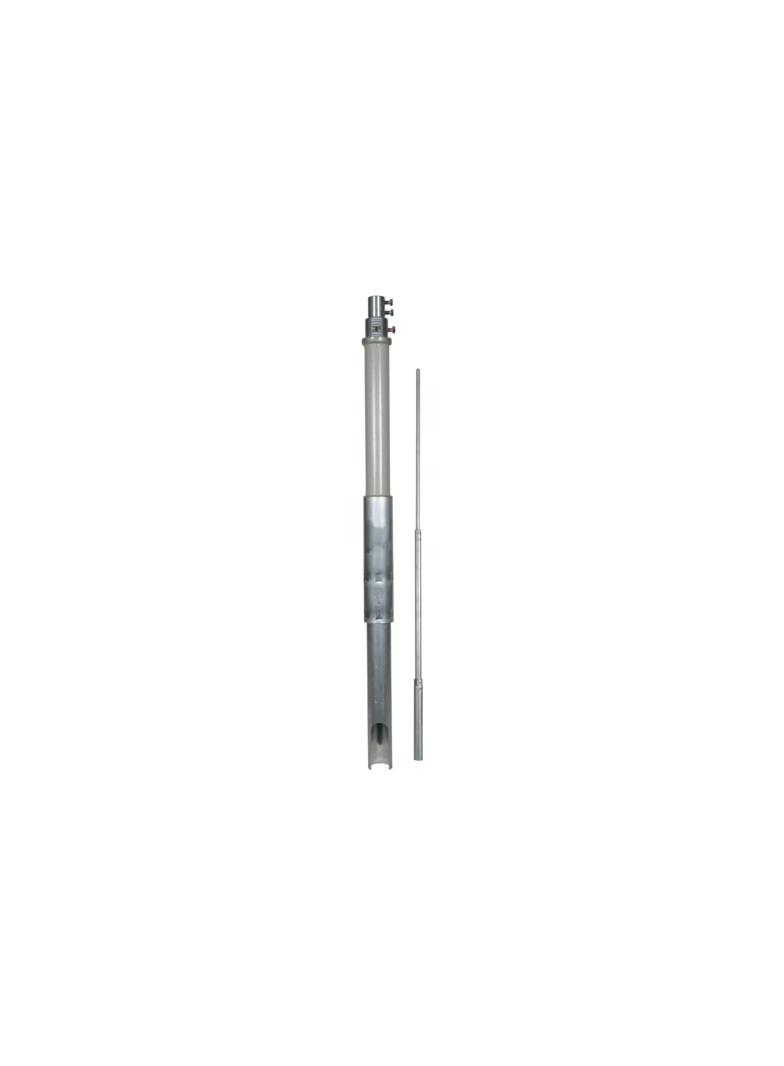 Rura wsporcza z bocznym wyprowadzeniem HVI long, fi 50 mm dł. 4700 mm, GFK / Al. z iglicą Al fi 22/1 105328 DEHN