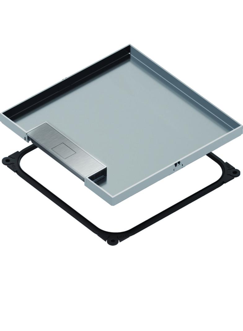 tehalit.VE-EE Pokrywa uchylna do bazy IP30 5kN Q12 244x244 15mm stal nierdzewna EKQ122LE15 HAGER