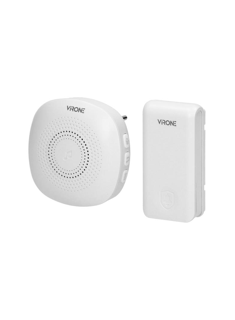 Dzwonek bezprzewodowy PRESSO AC z przyciskiem kinetycznym learning system 36 dźwięków DB-1 ORNO