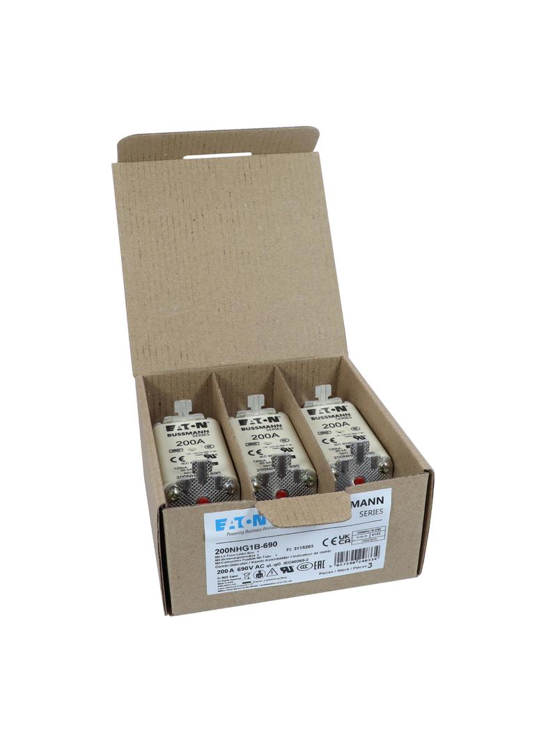 200NHG1BI-690 Wkładka NH 200AMP 690V AC gG 1 DUAL IND 200NHG1BI-690 EATON