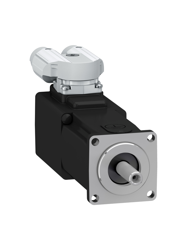 Serwosilnik SH3 040 0,39Nm,brak klucza,pojedynczy,z hamulcem,Przyłącze 90 st,IP65/IP65,9k RPM SH30402P06F2100 Schneider