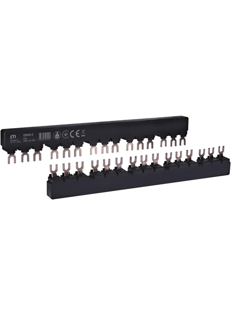 Izolowana szyna łączeniowa (do 5xMPE25) IZM45-5 002921301 ETI
