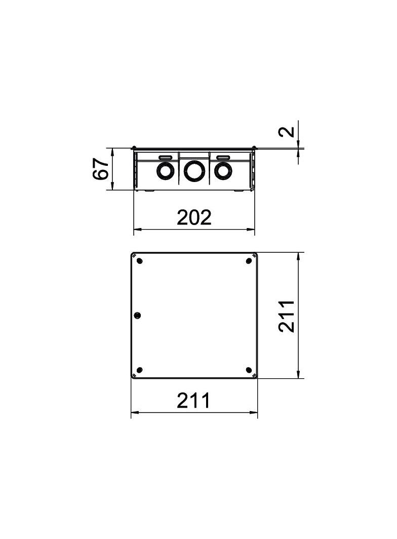UV 200 K, PUSZKA PODT.ROZGAŁ.Z POKR.UV200K
