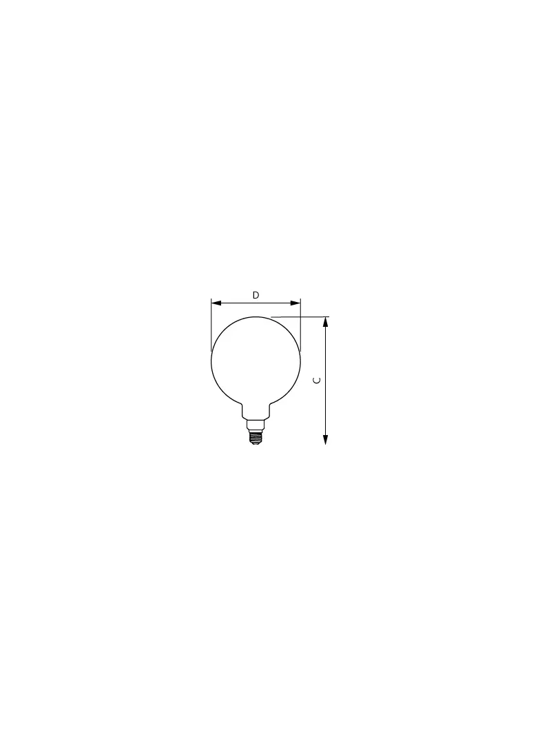 Żarówka LED ściemnialna 7W=40W 470lm 1800K LED classic-giant 40W E27 G200 GOLD 9,29003E+11 PHILIPS