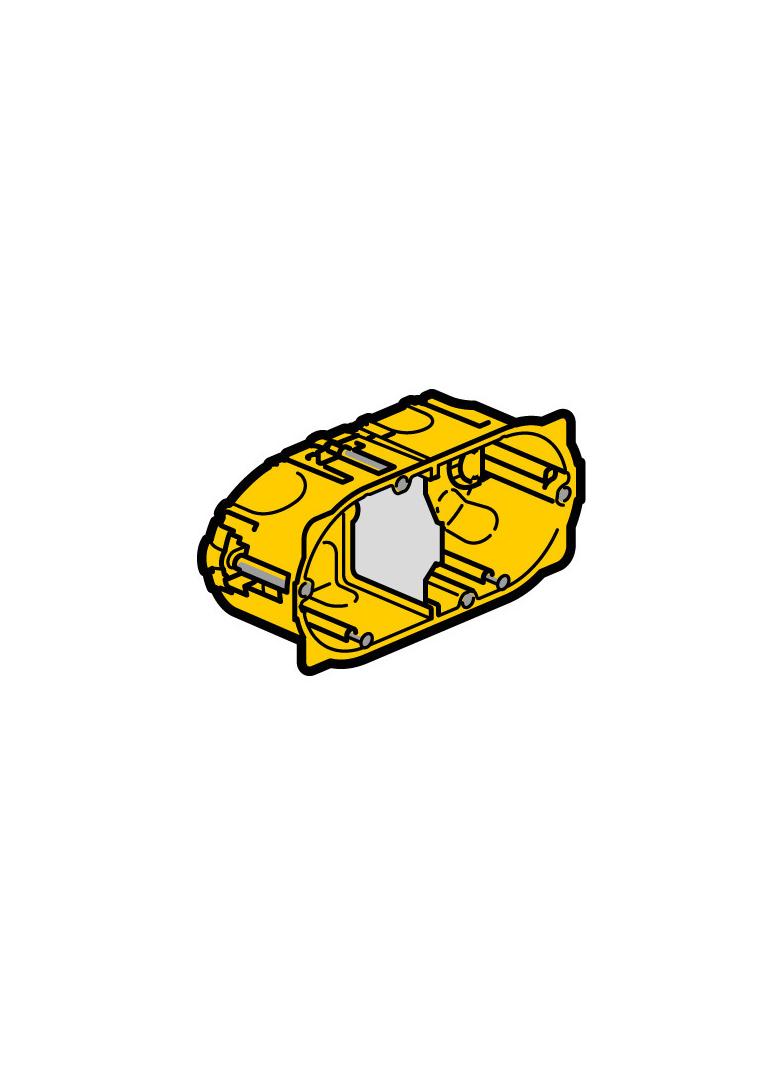 BATIBOX PUSZKA PODWÓJNA PRZELOTOWA DO KARTON-GIPSU 50 MM, Legrand