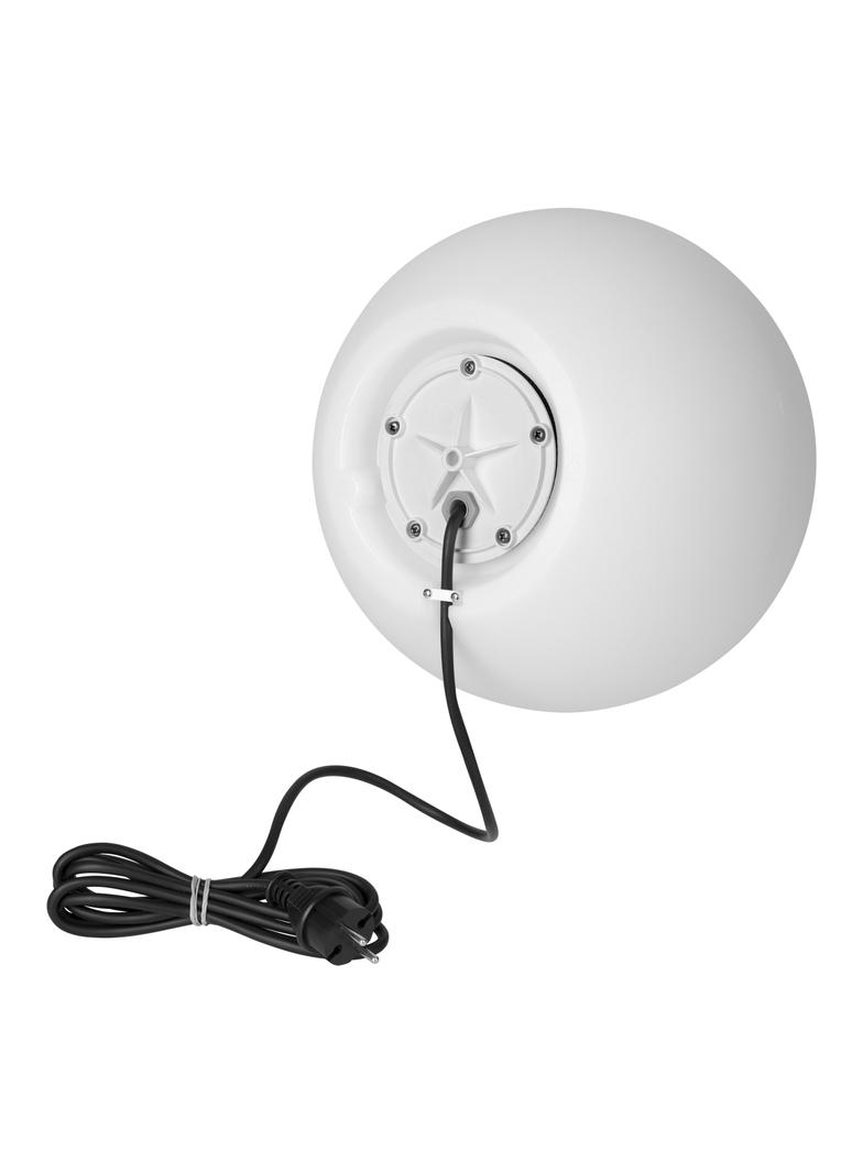 Oprawa ogrodowa kula LUNA S E27 1x40W IP44 biała O 300 AD-OP-6298WE27ZM ORNO