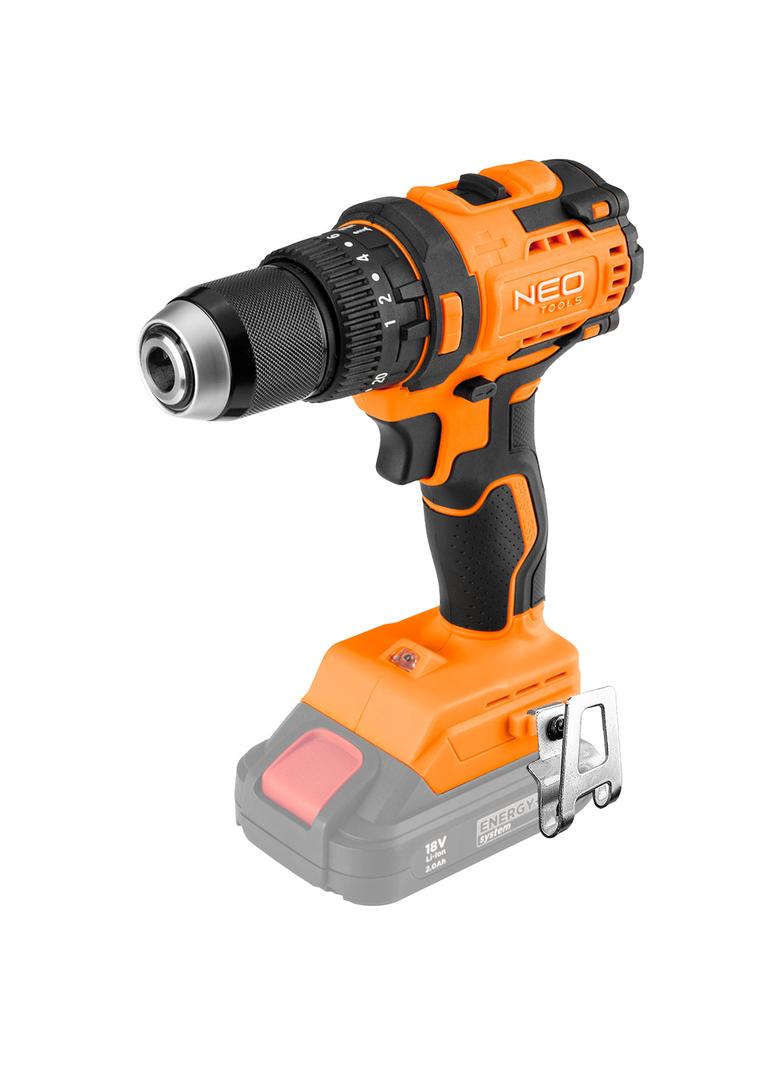 Wiertarko-wkrętarka udarowa bezszczotkowa 18V, uchwyt 13mm, compact, Energy+, bez akumulatora