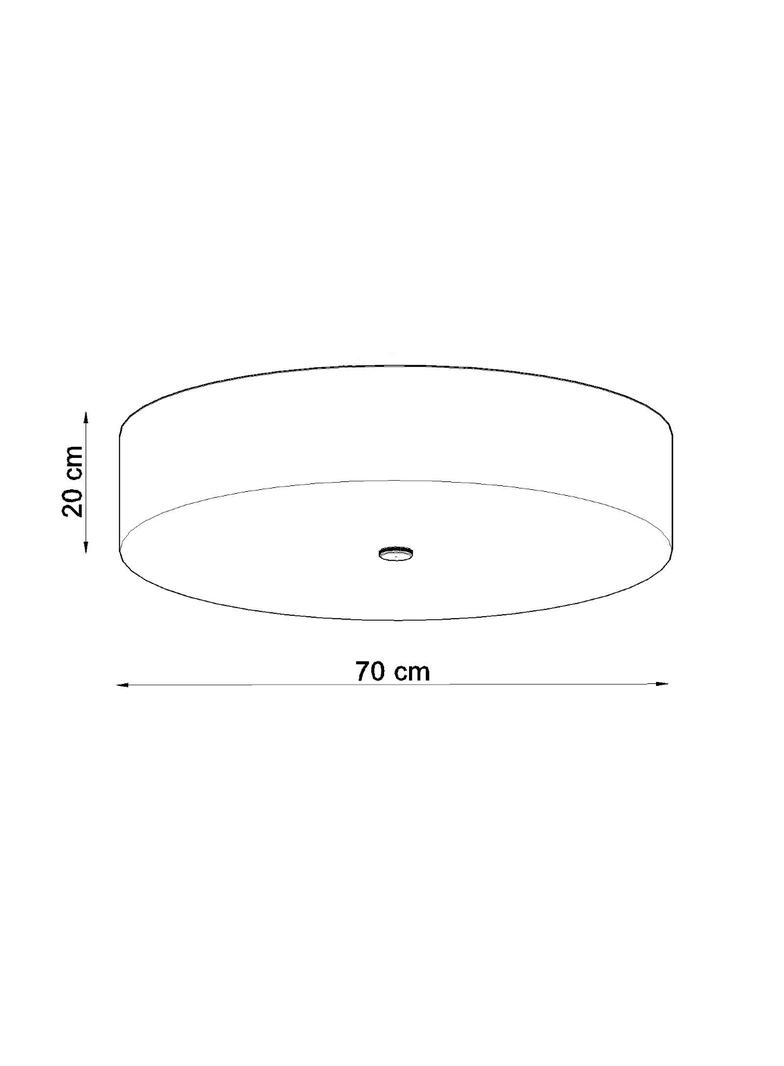 Sollux Plafon SKALA 70 biały SL.0811