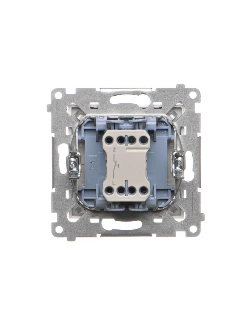 Simon 55 Przycisk zwierny /dzwonek/ szybkozłączka Biały mat