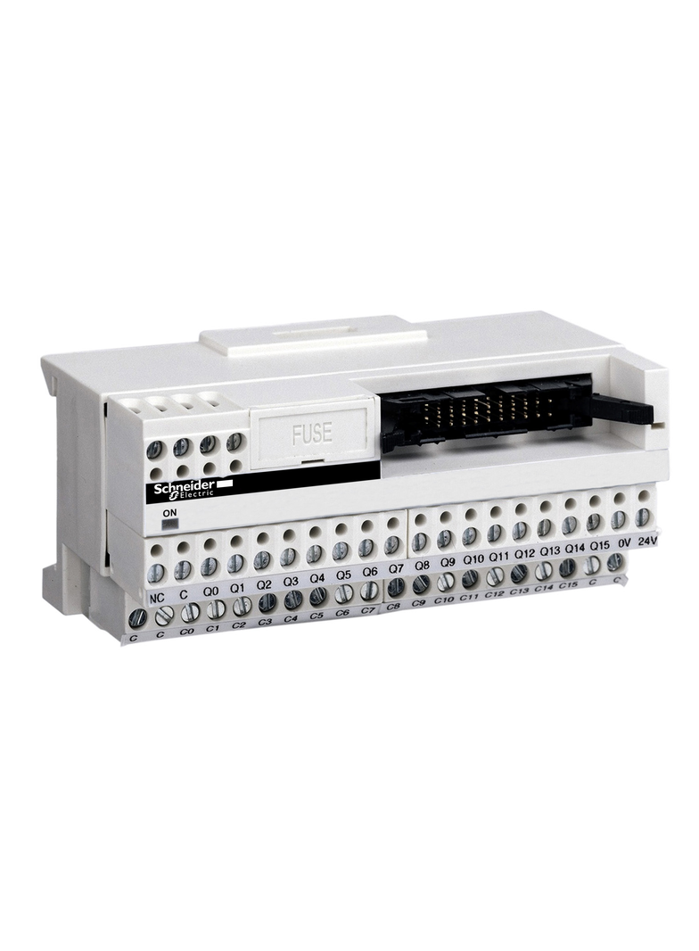 Modicon ABE7, miniaturowa podbaza, dyskretne pasywne we/wy, 16 wejść/wyjść, Led ABE7H16C11