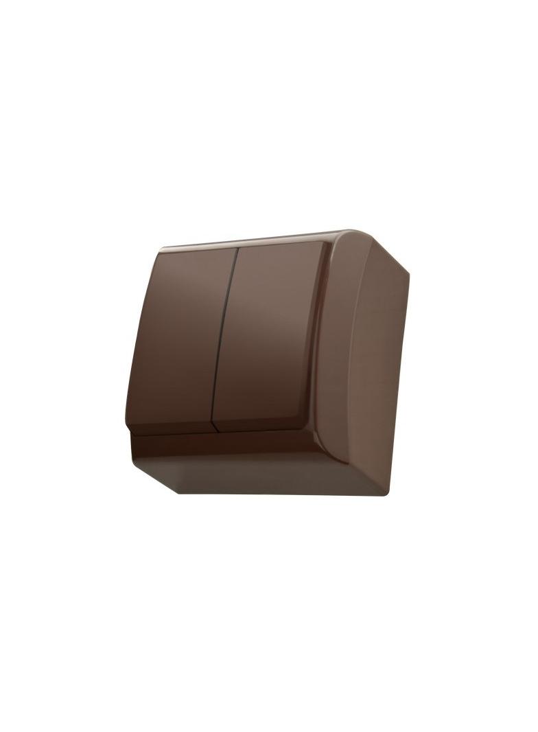 BIS Łącznik dwugrupowy świecznikowy - kolor brązowy