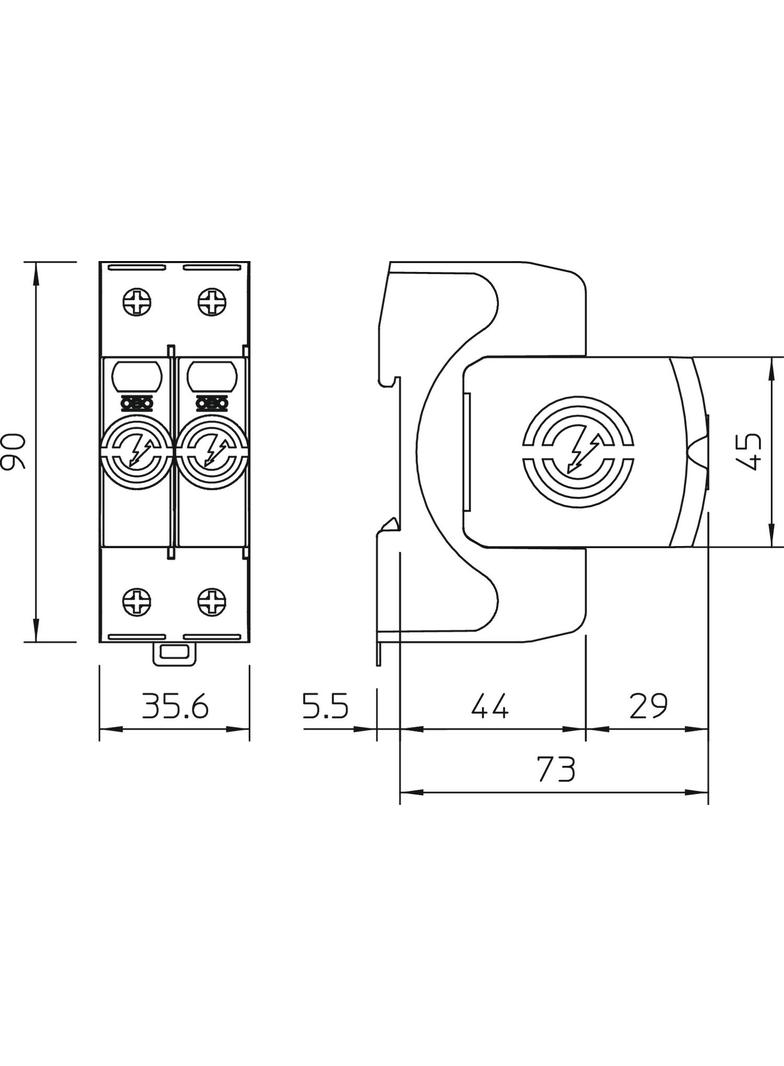 V20-1+NPE-150, Ogranicznik przepięć V20