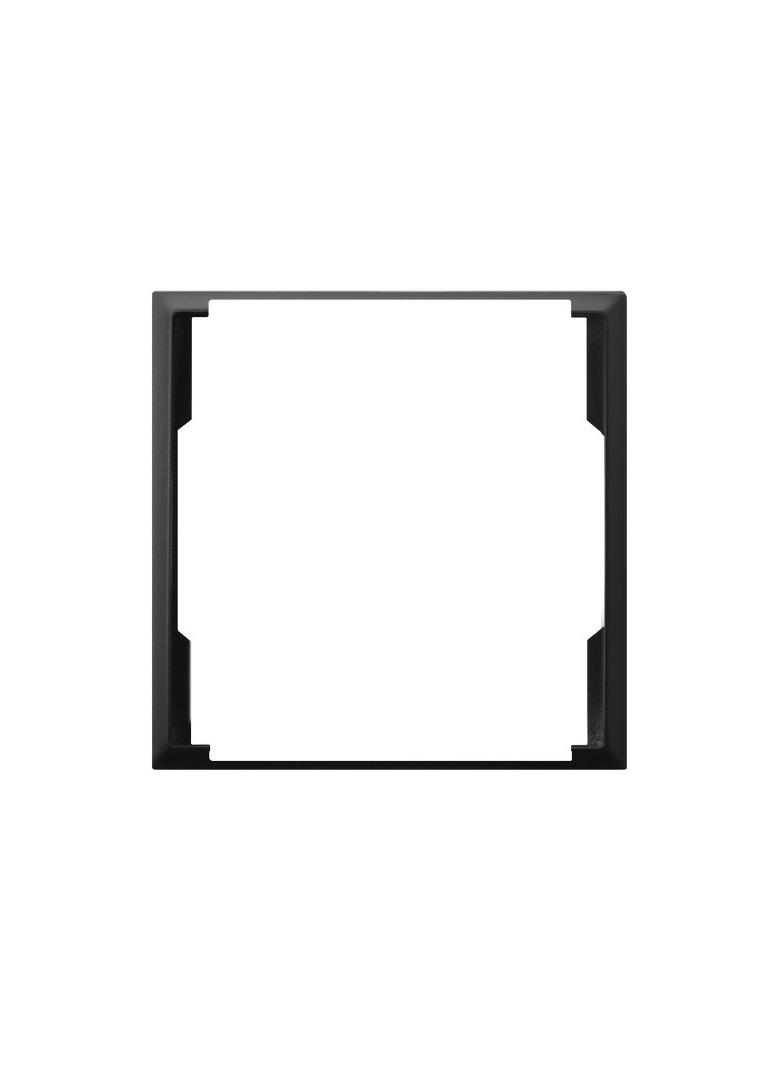 ARIA Ramka ozdobna do gniazd podwójnych do ramek - kolor czarny metalik
