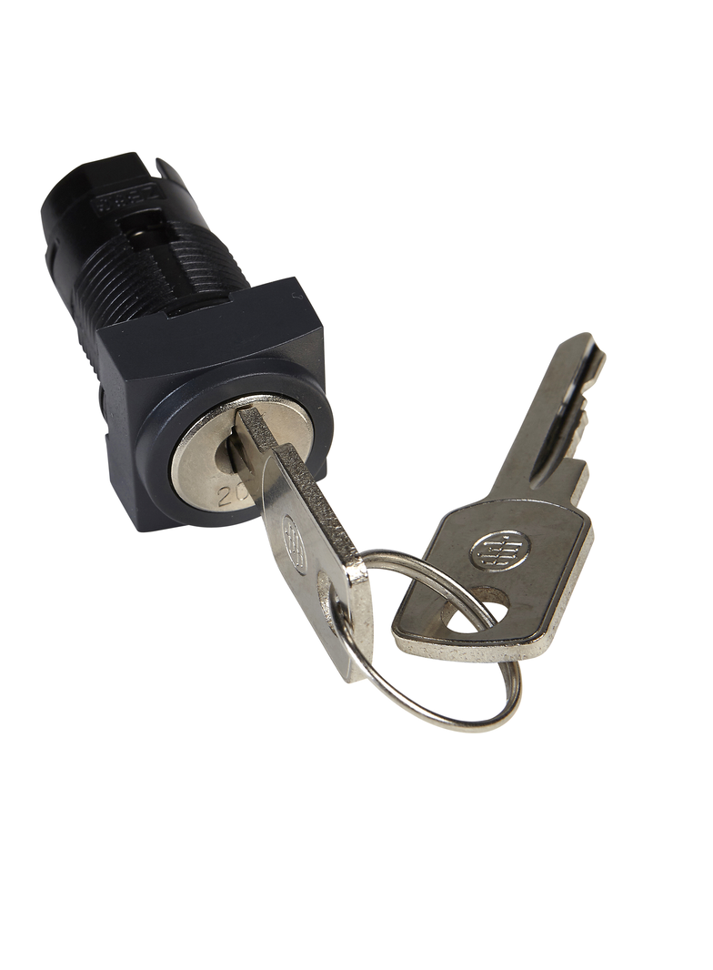 Harmony XB6 Główka przełącznika z kluczem kwadratowy O16 3 położenia bez samoczynnego powrotu z kluc