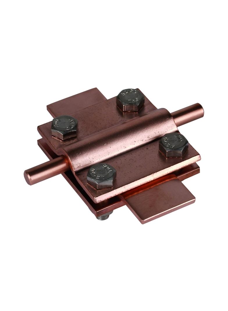 Zacisk krzyżowy wg DIN 48845 F, Cu